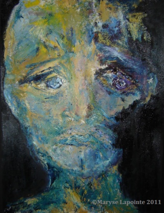 Portrait bleu 1 – 2011