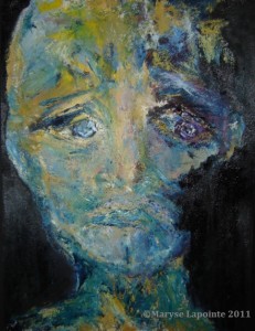 Portrait bleu 1 - 2011