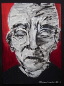 Portrait rouge 1 - 2011