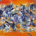 Tangled Up In Blue, White And Orange - 2016